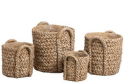 Ceramic Pot "Handles" Natural Ø20/17cm H21cm Pots & Co Jolipa